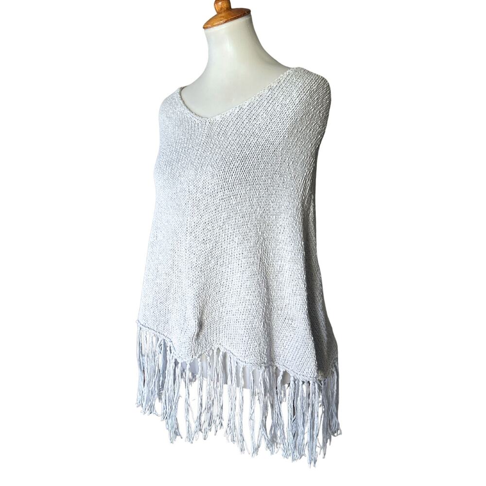 Vintage Suss Design Hand Knit Poncho - Y2K